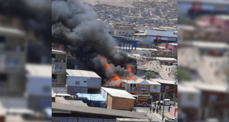 Incendio en Antofagasta