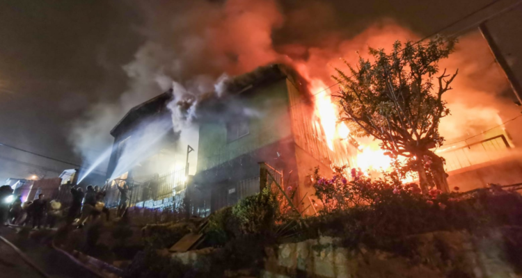 Incendio de viviendas