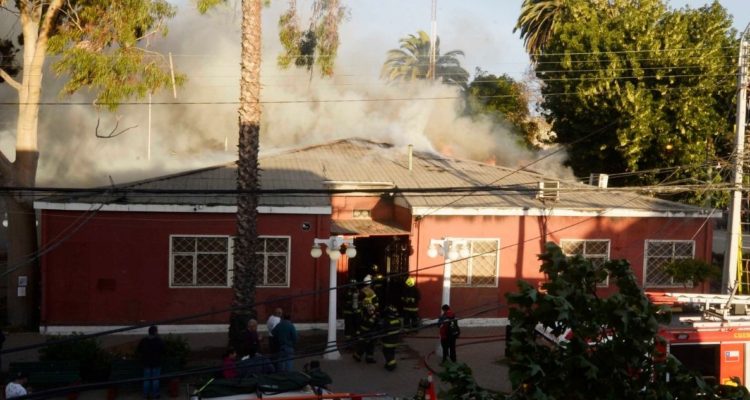 Incendio en municipio de Quilpué