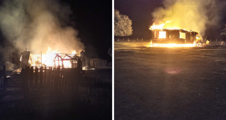 Incendio en San Pablo, región de Los Lagos