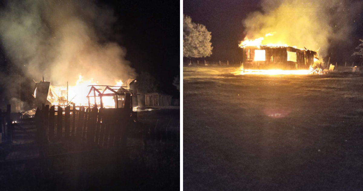 Incendio en San Pablo, región de Los Lagos
