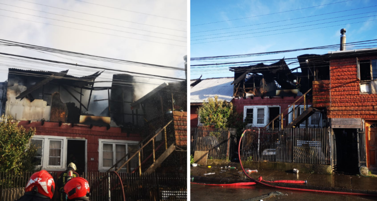 Incendio en Puerto Montt