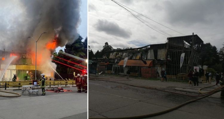 Investigarán eventual intencionalidad en incendio de Valdivia