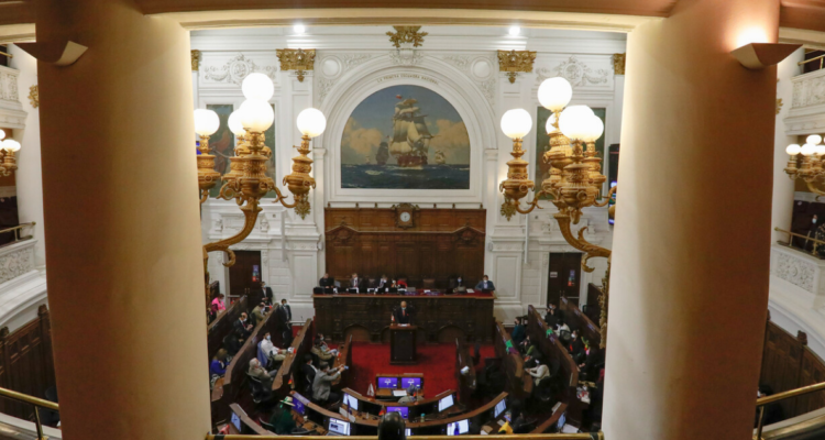 Interior de la Convención Constitucional