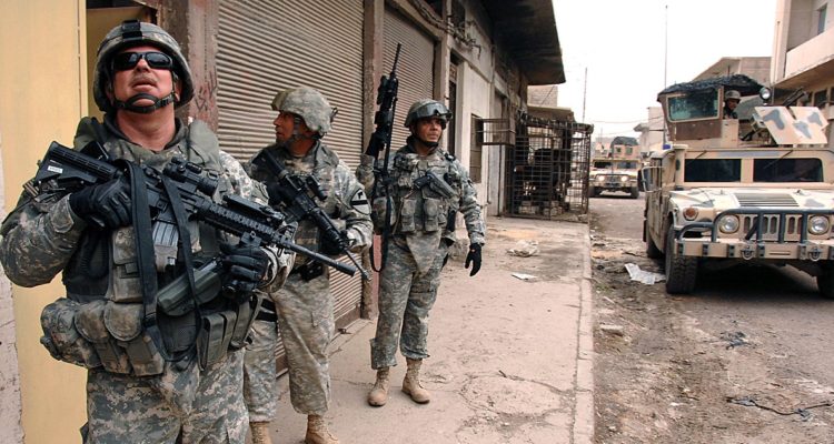 Tropas estadounidenses en Irak.