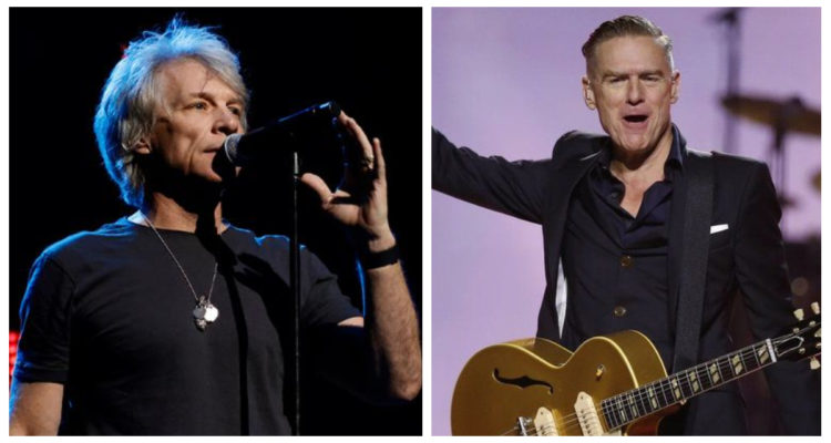 Jon Bon Jovi y Bryan Adams 