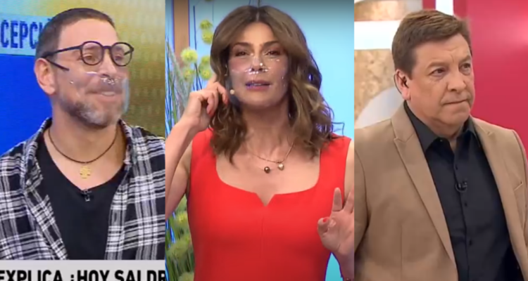 Capturas de Mega, Canal 13 y Chilevisión