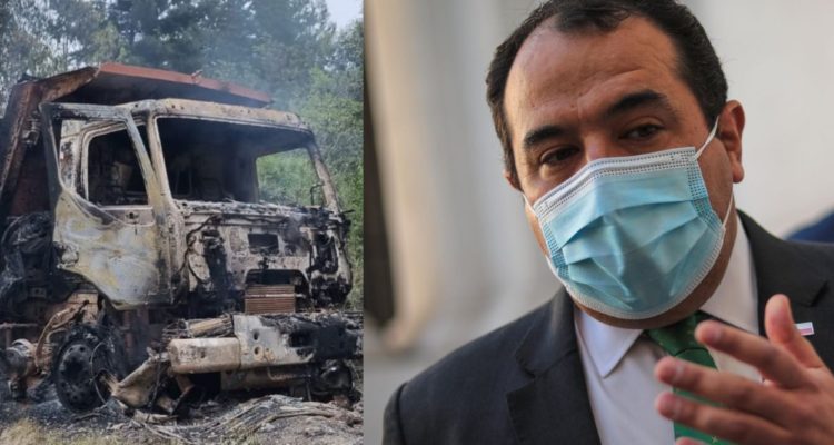 Galli por ataque incendiario en Curanilahue