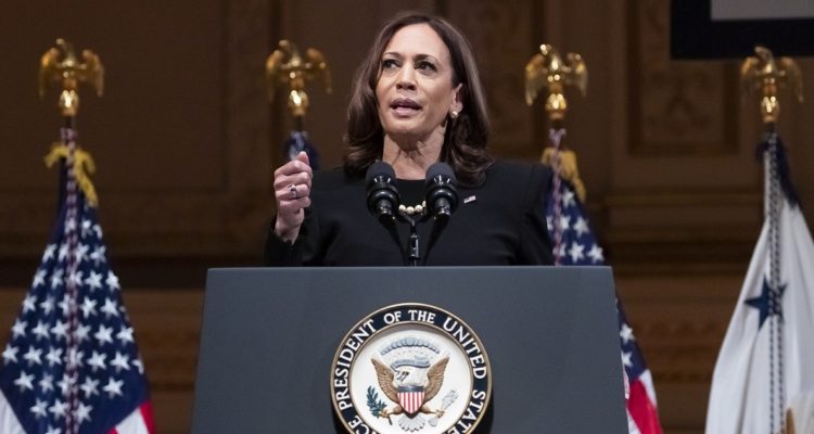 La vicepresidenta de los EEUU, Kamala Harris.
