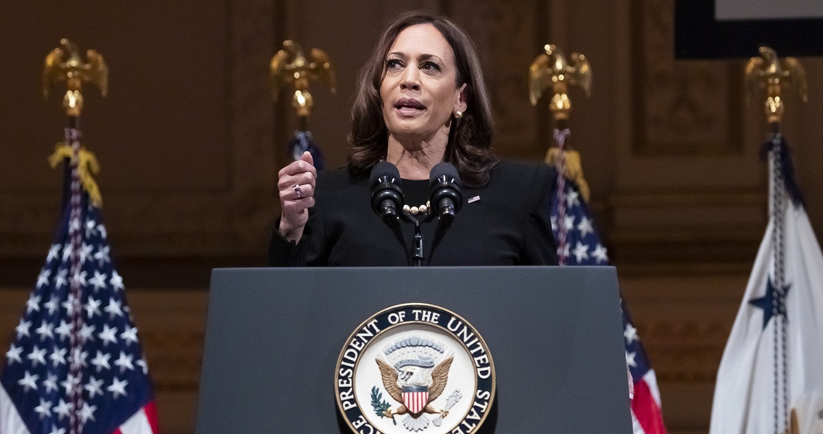 La vicepresidenta de los EEUU, Kamala Harris.