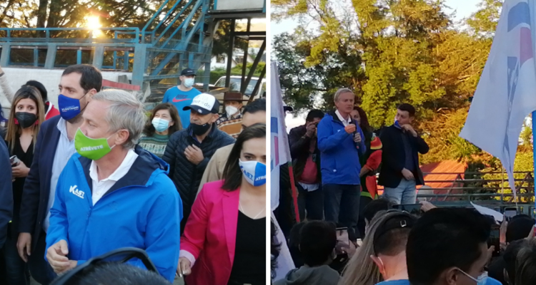 Cierre de campaña de Kast en lugar no autorizado de Valdivia