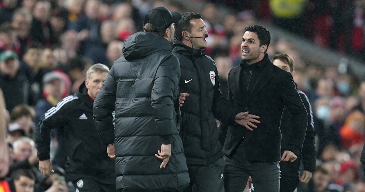 Klopp y Arteta