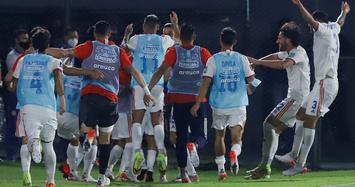 La Roja y el festejo de gol a Paraguay