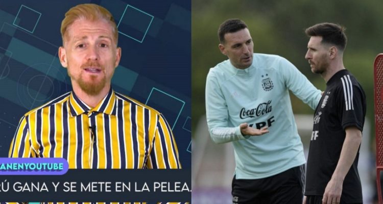 Liberman apuntó contra Scaloni por no sacar a Messi