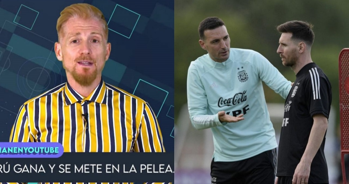 Liberman apuntó contra Scaloni por no sacar a Messi