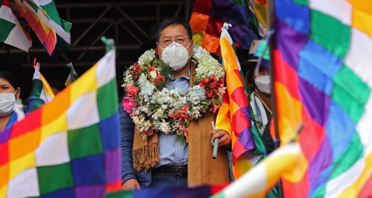 El presidente de Bolivia, Luis Arce.