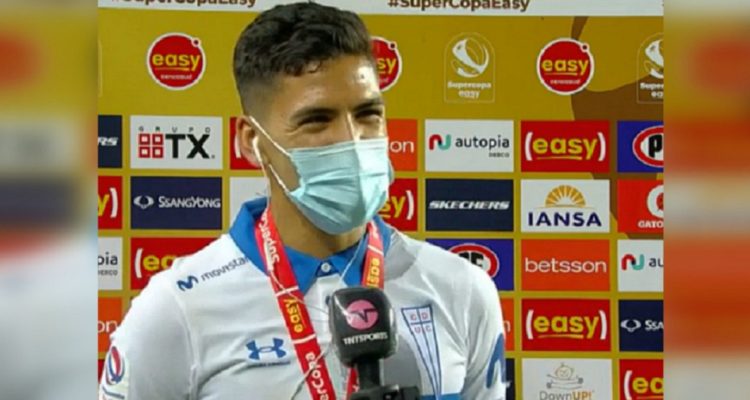 Marcelino Nuñez y su alegría tras ganar Supercopa