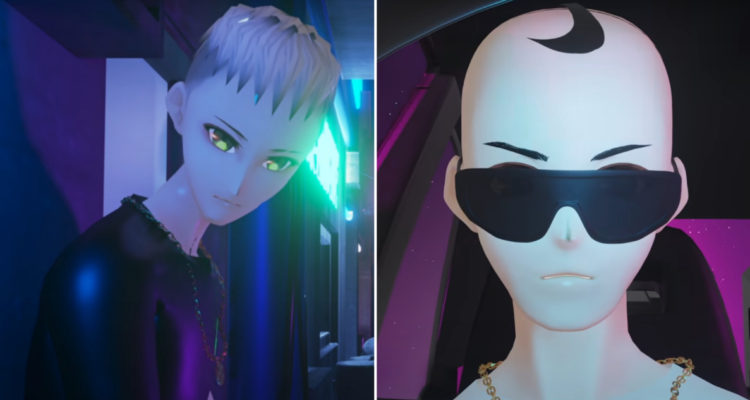 En la imagen aparecen animados por computadora el cantante Marcianeke y Soto Asa.