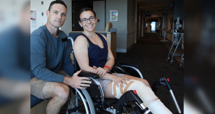 Mark Rapley y su esposa.