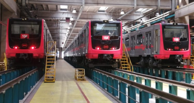 Nuevos trenes NS16 de Metro de Santiago