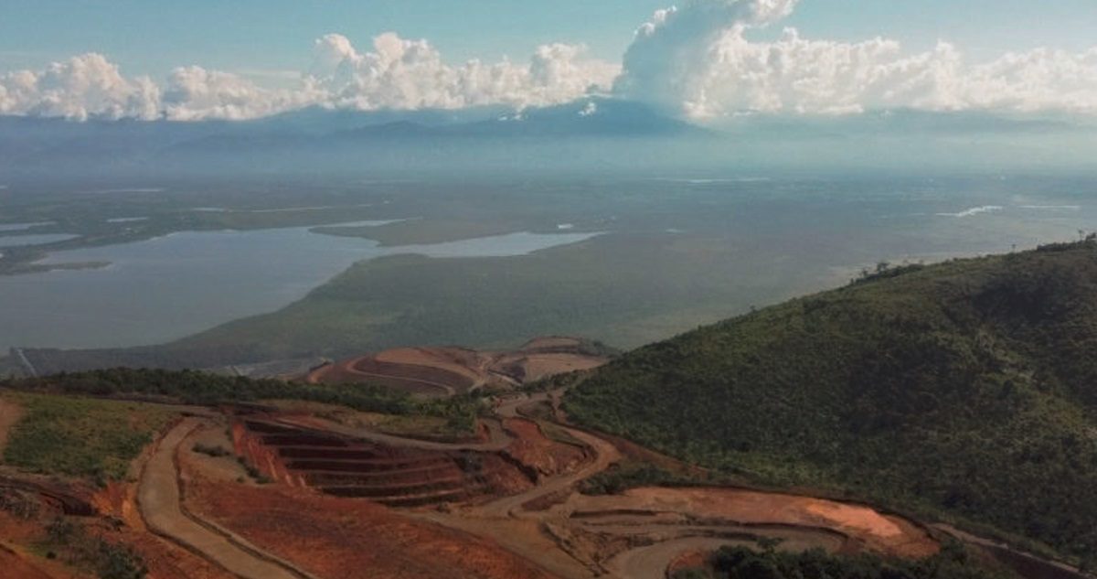Panorámica de la zona de extracción de la mina Fénix