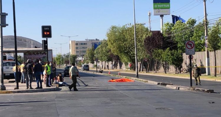 Sitio del suceso persona muere atropellada