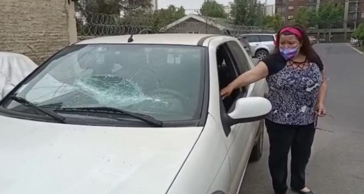 Paulina Ulloa, mujer afectada por ataque con cadena a su auto