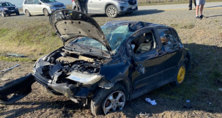 Mujer resulta lesionada tras chocar con un ñandú en Punta Arenas