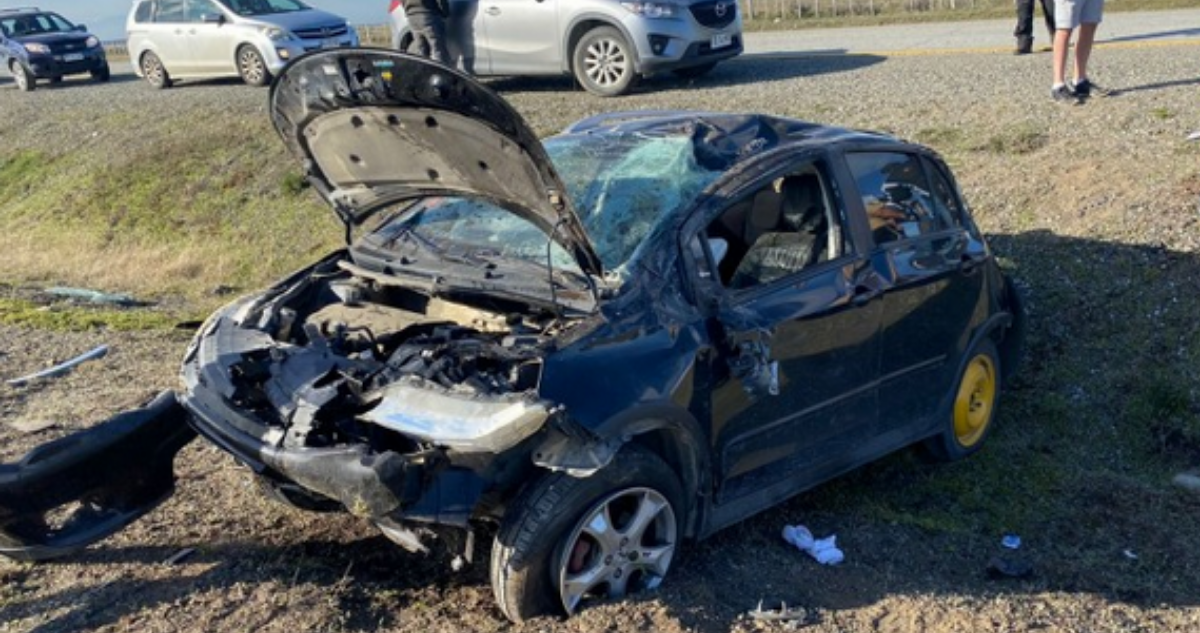 Mujer resulta lesionada tras chocar con un ñandú en Punta Arenas