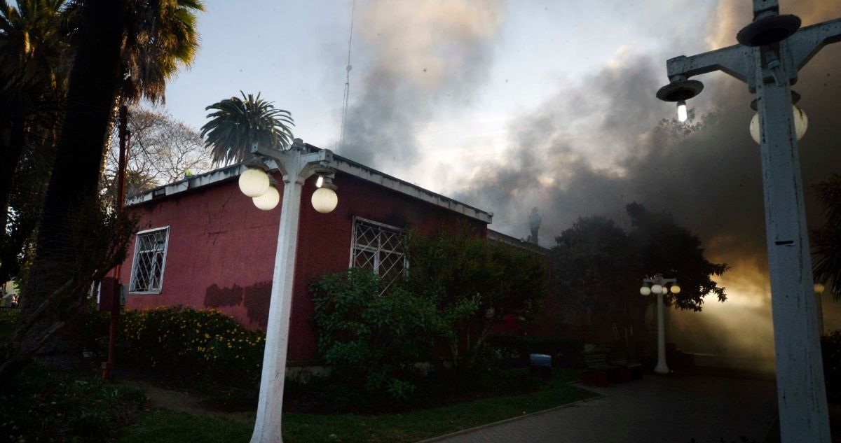 Incendio en municipio de Quilpué