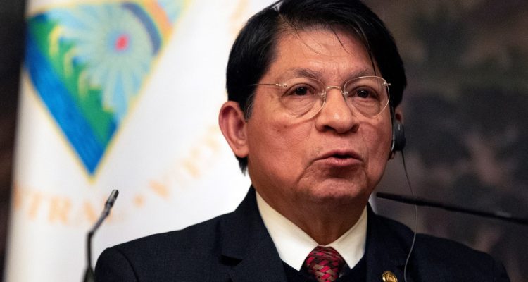 El ministro nicaragüense de Relaciones Exteriores, Denis Moncada.