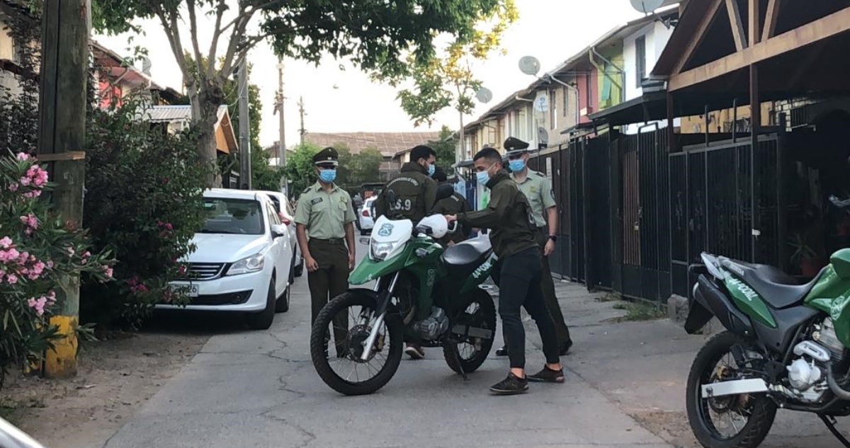 OS9 y Labocar de Carabineros realizan diligencias