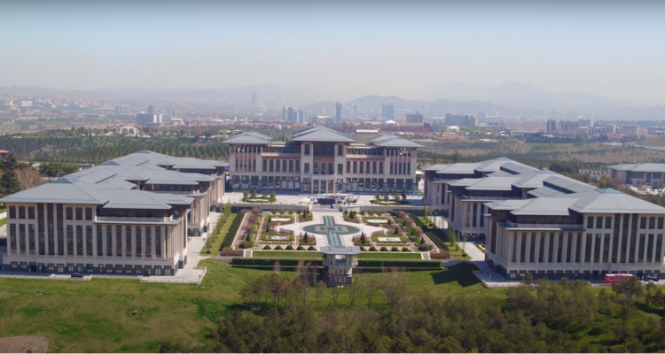 Palacio presidencial de Turquía.
