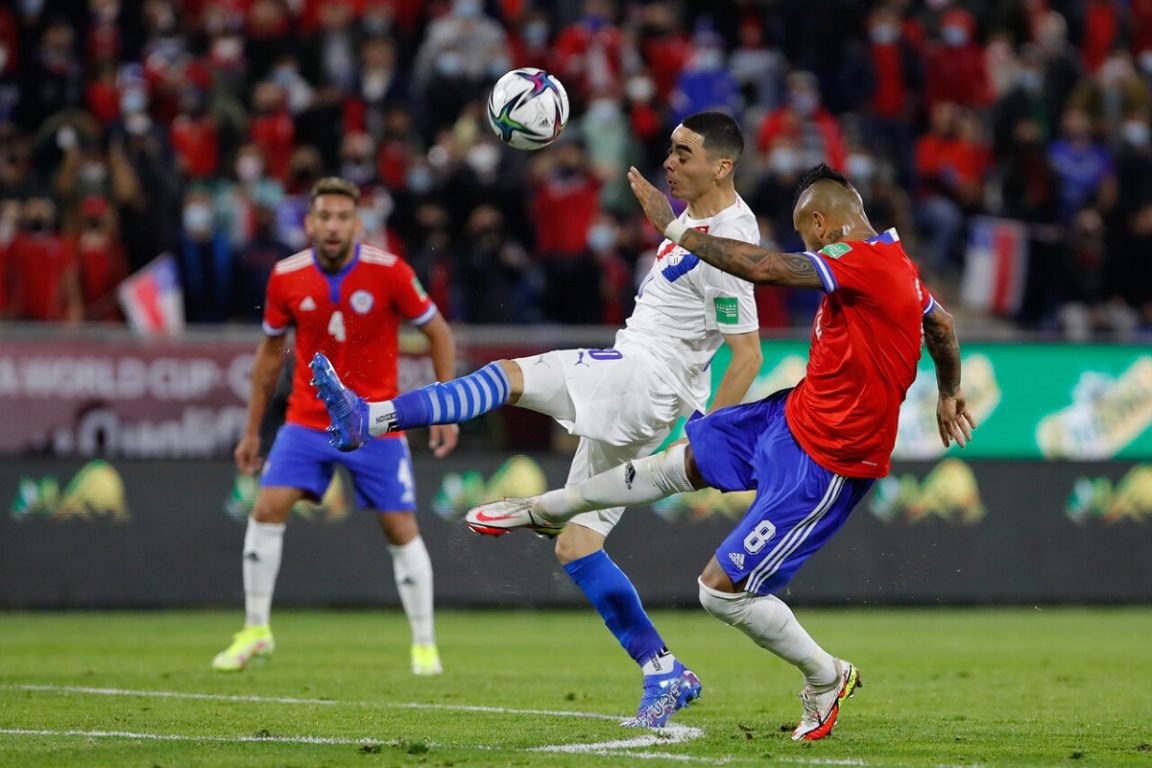 Paraguay vs Chile, en su último partido.