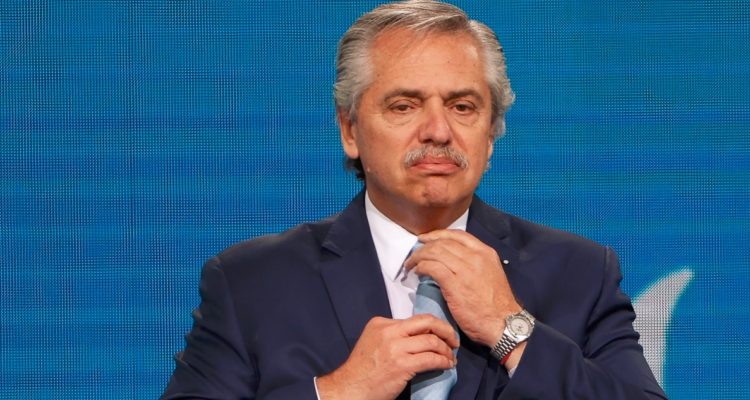 El presidente de Argentina, Alberto Fernández.