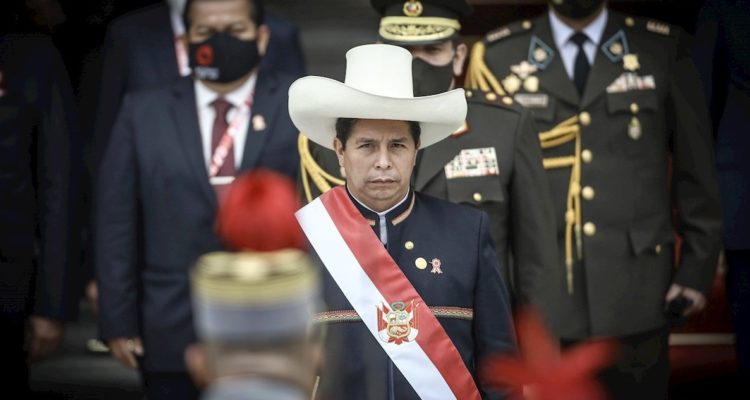 El presidente del Perú, Pedro Castillo.