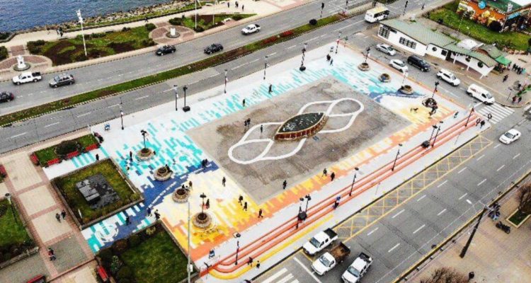 Fuente de agua danzante Puerto Montt