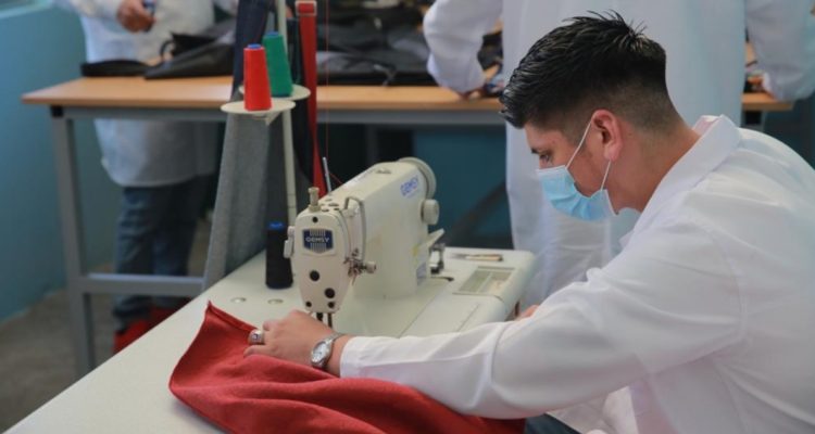 Población penal trabajando en el nuevo centro de reinserción