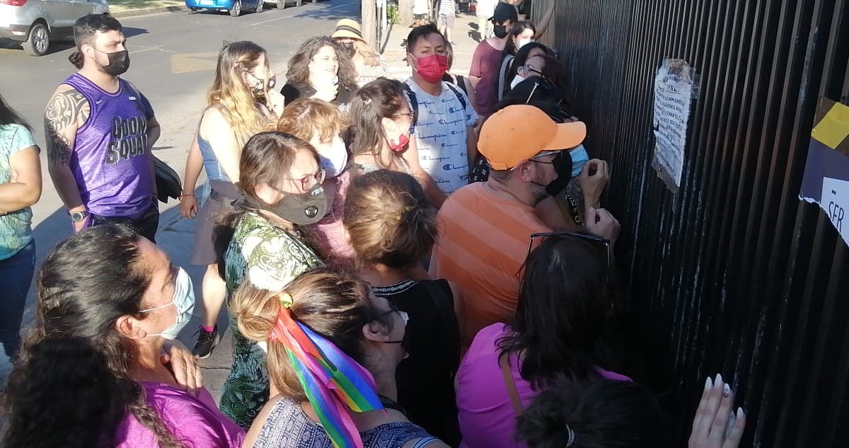 Protesta Colegio San Carlos de Aragón