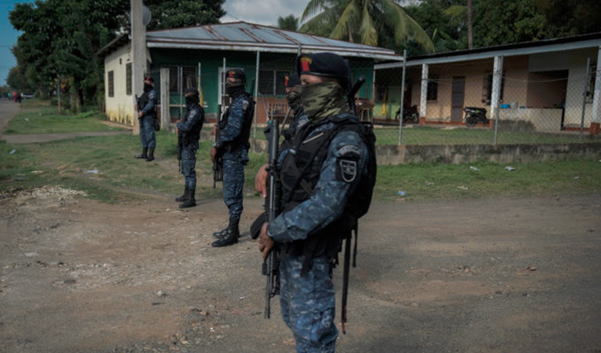 Policía de Guatemala.