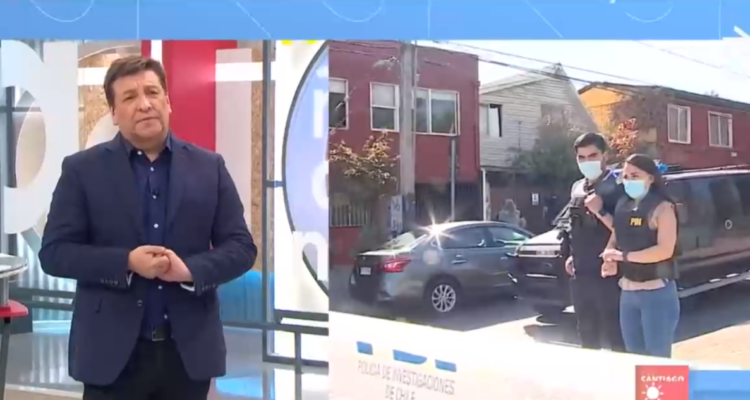 “Cálmate hueón”: la reacción de periodista de Chilevisión tras ser insultado en vivo