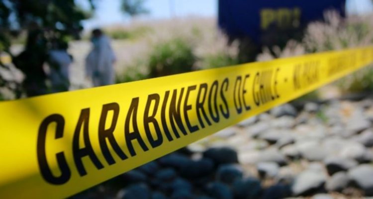 Carabineros de Chile en el sitio del suceso