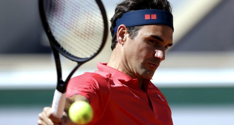 Roger Federer durante uno de sus últimos torneos.