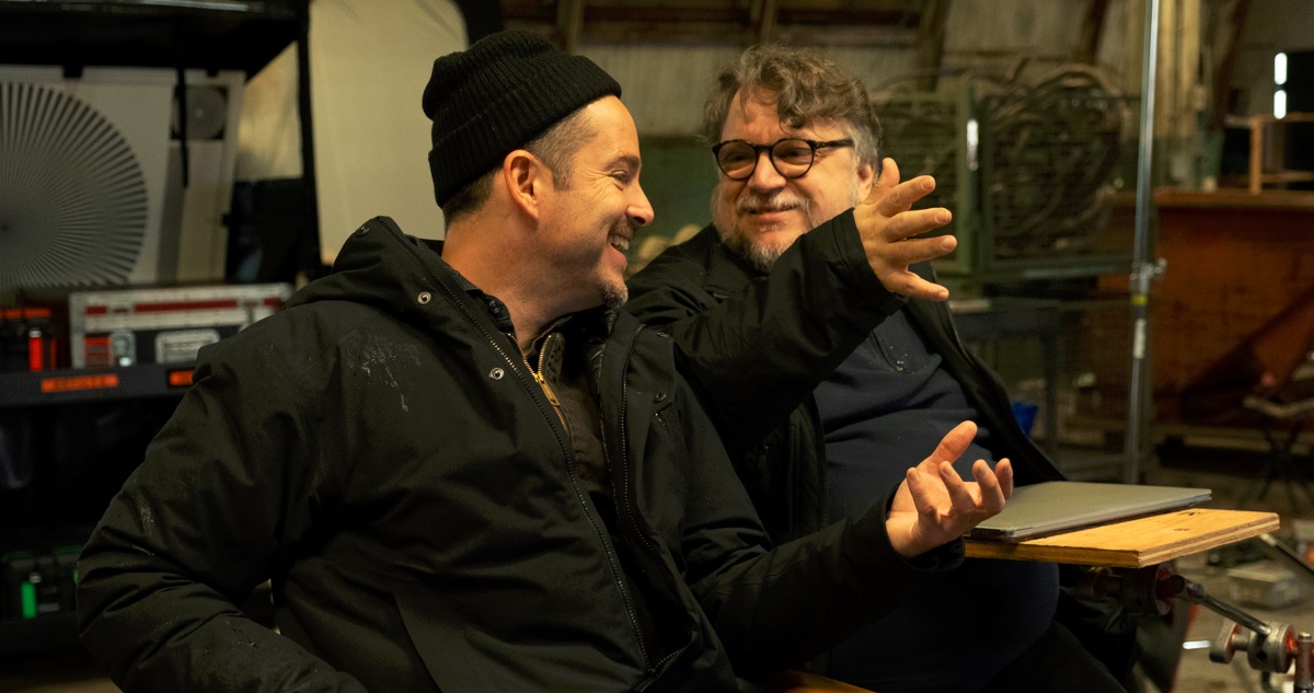 Director Scott Cooper y productor Guillermo del Toro