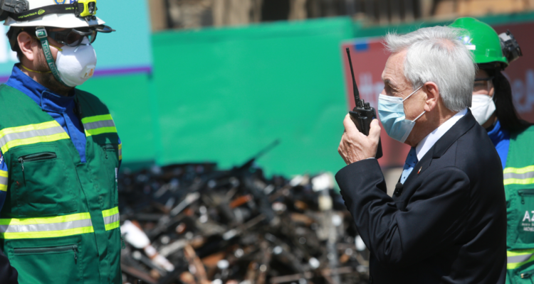 Piñera encabeza acto de destrucción de más de 13 mil 600 armas incautadas por decomiso