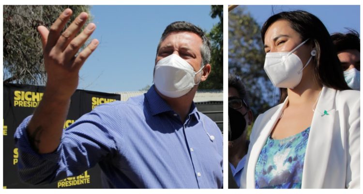 Sebastián Sichel e Izkia Siches