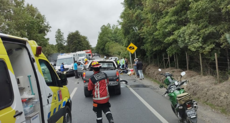 Accidente en ruta Villarrica-Freire
