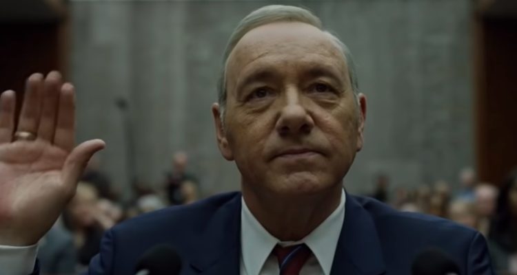 Kevin Spacey en House of Cards.