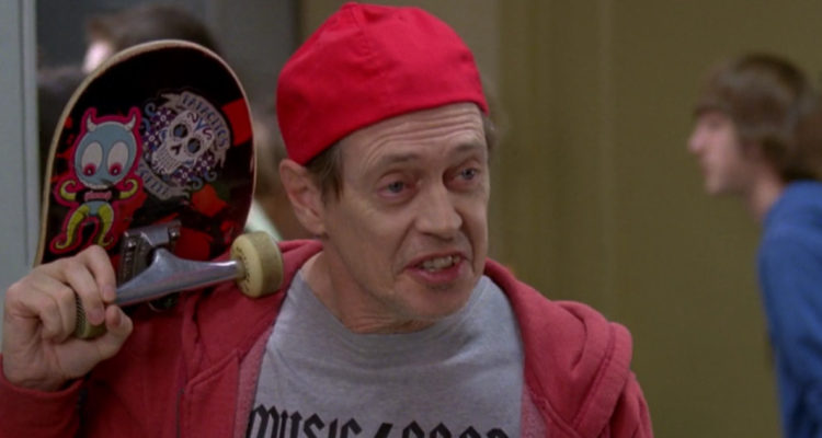 Actor Steve Buscemi la rompe disfraz ndose de su propio meme en