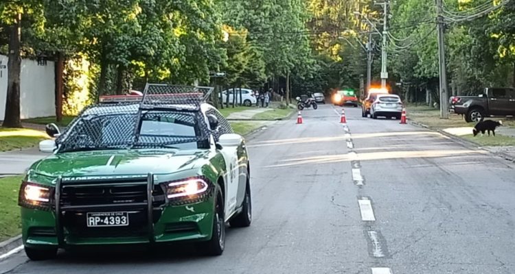 Un detenido por robo en lujosa propiedad de Lo Barnechea: hubo intercambio de disparos